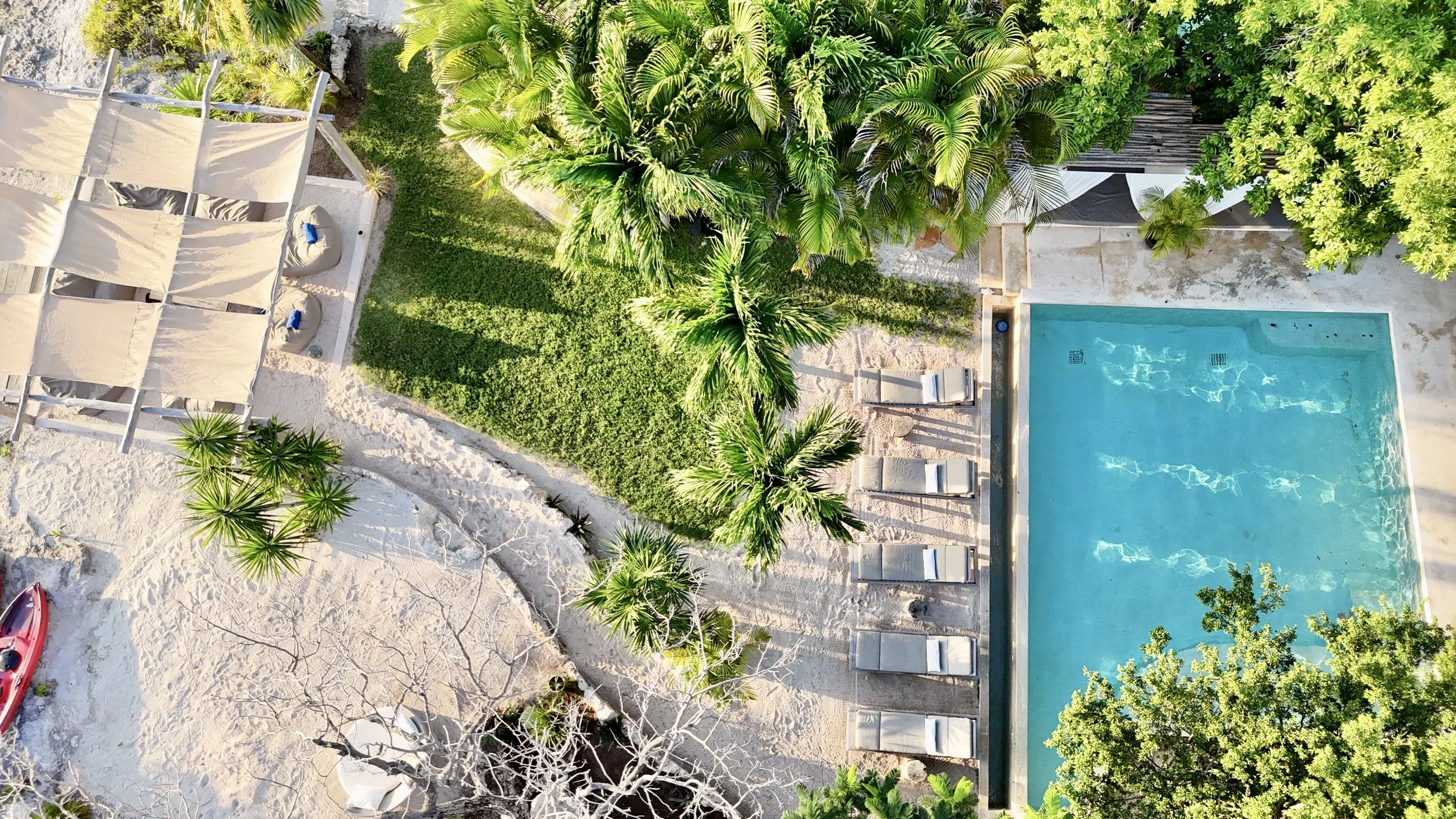 Isla Mujeres aerial view